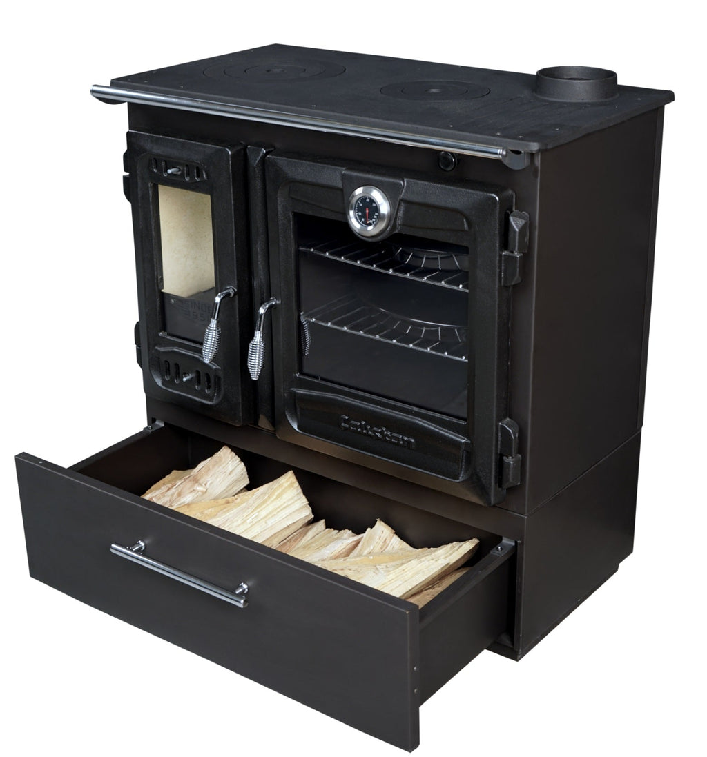 Energy efficiency class A+ Premium wood stove model 216 BOX with 8.97kW - Type 1 - lots of cast iron