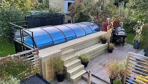 Neuer Containerpool mit Premium-Abdeckung, 6,2 m x 2,5 m