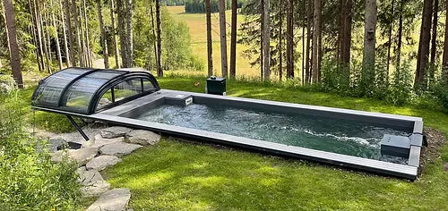 Neuer Containerpool mit Premium-Abdeckung, 6,2 m x 2,5 m