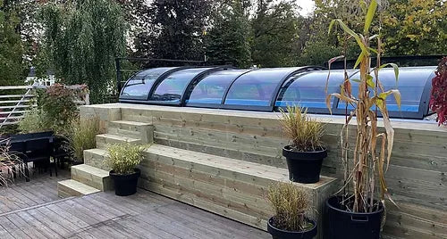 Neuer Containerpool mit Premium-Abdeckung, 6,2 m x 2,5 m