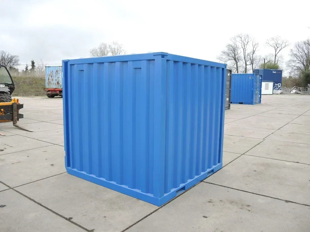 Neuer, blauer 10-Fuß-Container.
