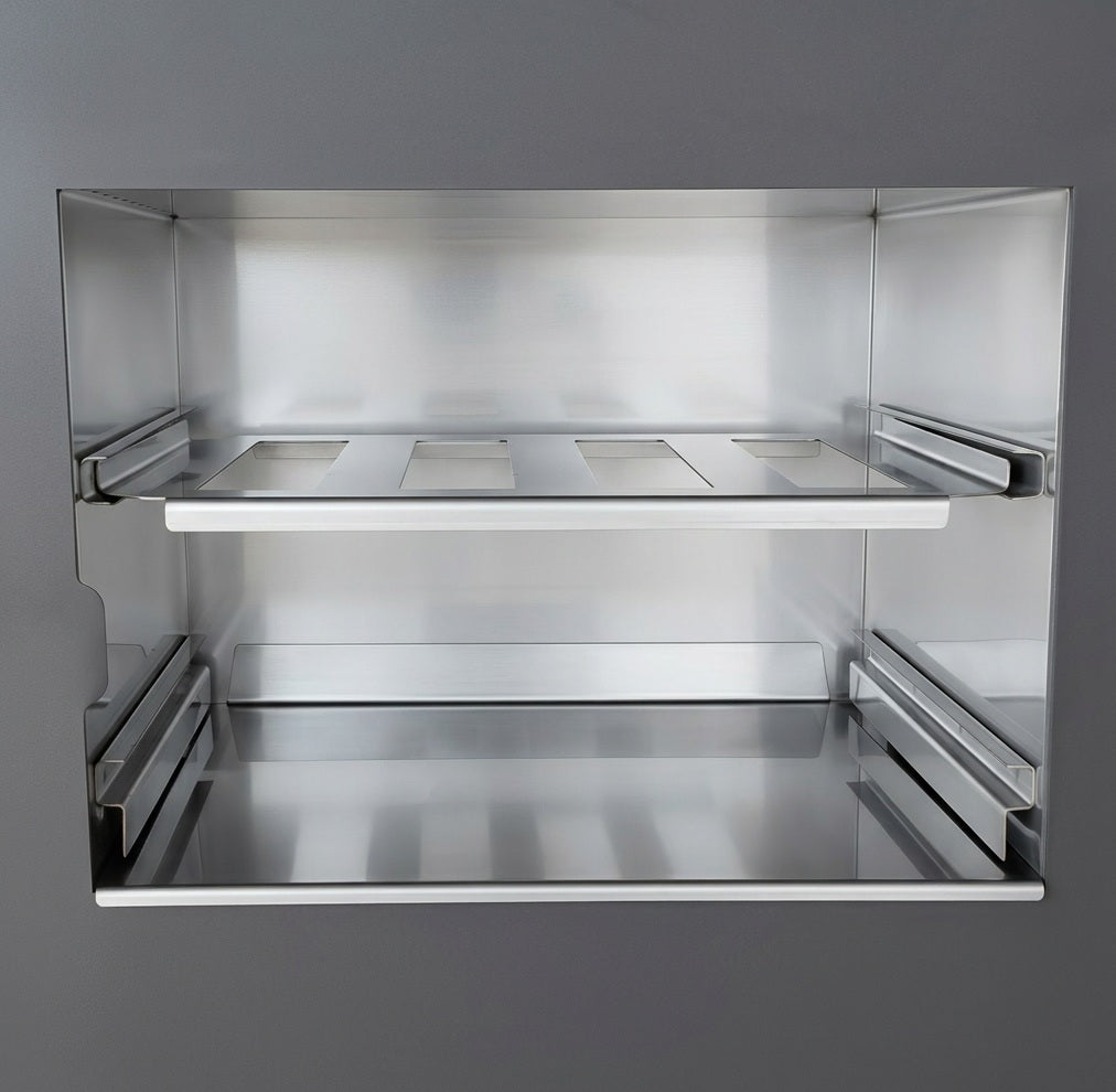 EEK A+ Køkkenovn brændeovn R ECO INOX med ovn i rustfrit stål, højre version - 7 kW