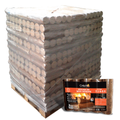Woodstock-Pressholzscheite 104 Packungen à 5 Scheite (2 Paletten) – Gebrauchsfertig ≤ 10 %