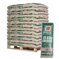 VanRoje Holzpellets – Palette mit 65 Säcken à 15 kg