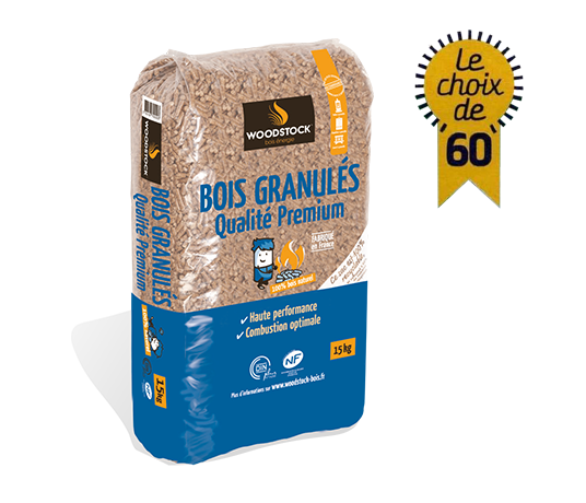 Holzpellets – Palette mit 72 Säcken à 15 kg