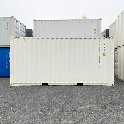 20-foot HC sea container, white (Ref: 21002)